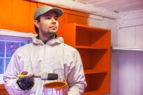 Man dyer Stock Photos