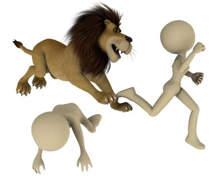 Man eater Stock Illustration