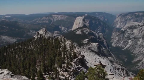 Man on the Edge of a Mountain Video stock 52933572