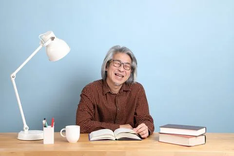 Man with education Stock Photos