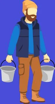 Man ember Stock Illustration