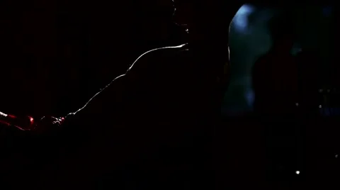 The man is engaged in in the gym Stock Footage 64221750