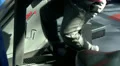 Man on exercise bike at the gym HD Footage