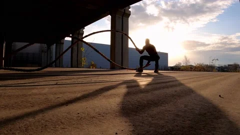 Man exercising Stock Footage 135059657