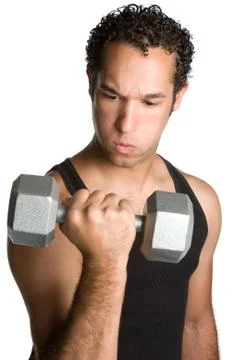 Man exercising Foto stock