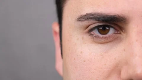 Man eye close up Stock Footage 261973259