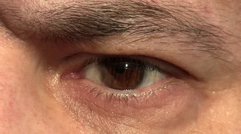 Man eye closeup Stock Footage 8662674