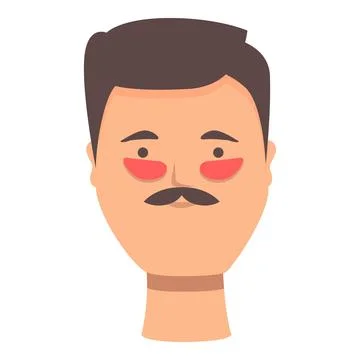 Man eye patch icon cartoon vector. Face mask 스톡 일러스트