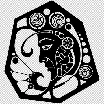 Man face Stock Illustration