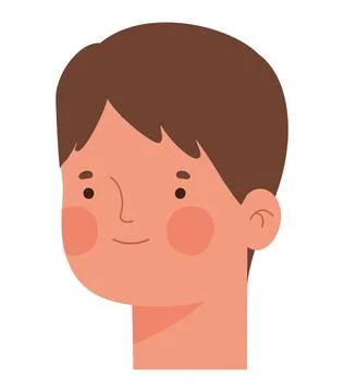 Man face illustration Ilustração Stock