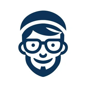 Man Face Silhouette Vector Stock Illustration