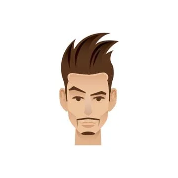 Man with facial expression Stockillustratie