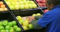 Man Facing Apples In Produce 02 HD Footage