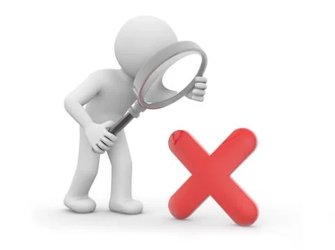 Man fail Stock Illustration