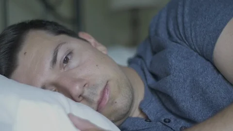 Man Falling Asleep 스톡 동영상 114703752
