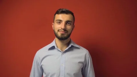 Man with Falling Banknotes Stock Footage 69970558