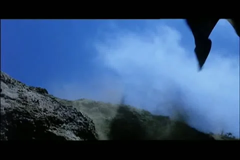 Man falling off cliff Stock Footage 11347022