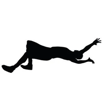 Man falling down Stock Illustration