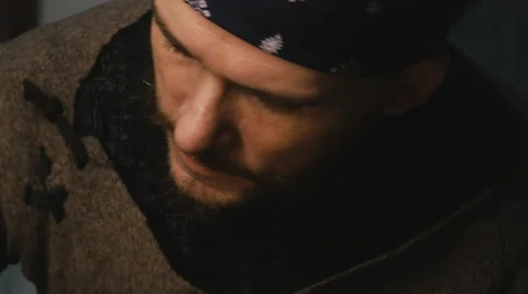 A man fascinated by the work. Face close-up Stock Footage 58997700