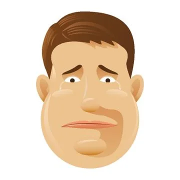 Man Feeling Sad Stock-Illustration