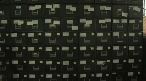Man at File Cabinet 1 Stock-Footage 281598