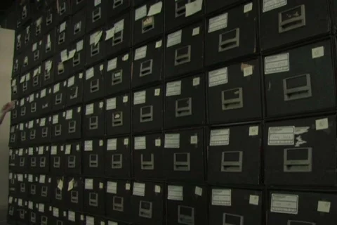 Man at File Cabinet 2 Video stock 284272