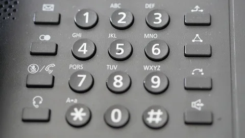 Man fingers dialing numbers Stock Footage 88827807