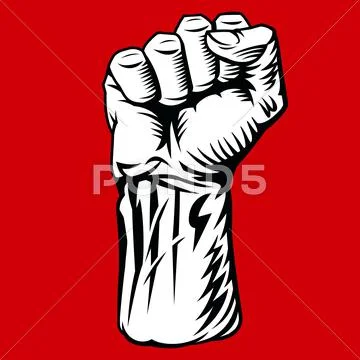 Man fist Stock Illustration