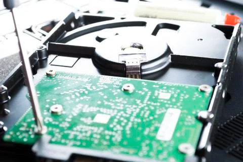 Man fixing computer Stock Photos