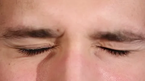 Man flashes a close-up Stock Footage 11008395