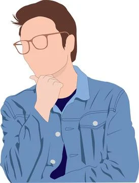 Man Flat Vector Illustration 1 Stock Illustration