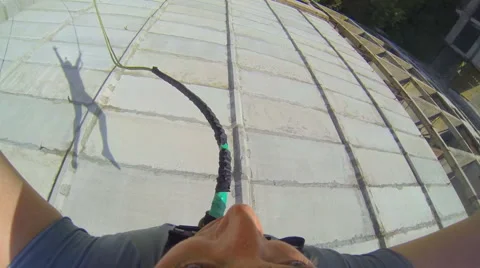 Man flies his shadow Stock Footage 41430308