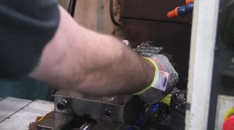 Man Flipping Switches Stock Footage 66763416