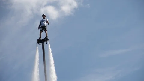 Man on a Flyboard 스톡 동영상 89141321