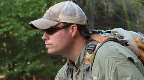 Man Flyfishing In the Afternoon Video stock 24704729