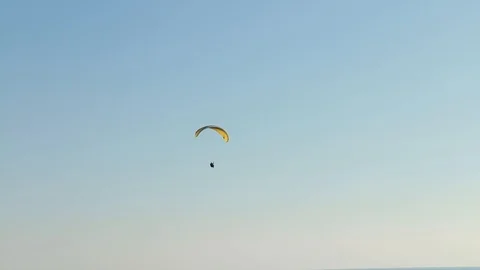 Man flying in the sky Video stock 98948936