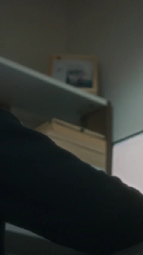 Man focused on screen during a timelapse sequence, working at a modern comp.. Stock Footage 328332374