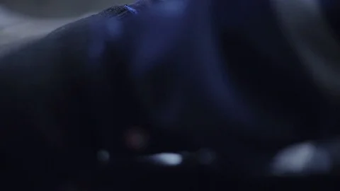 Man fold sheet metal at workshop. Modern tool in heavy industry. Dangerous job Stock Footage 72544852