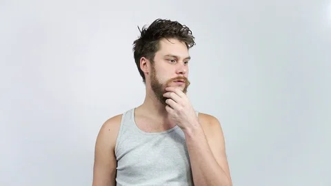 The man found the answer to the question,thumbs up.Great idea.5 options. Stock Footage 122443134