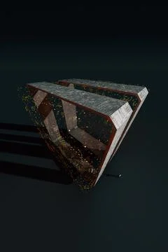 Man in front of a data manager cube Foto stock