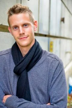 Man in front of a wall Photos