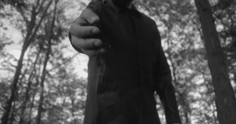 Man at funeral Stock-Footage 197110143