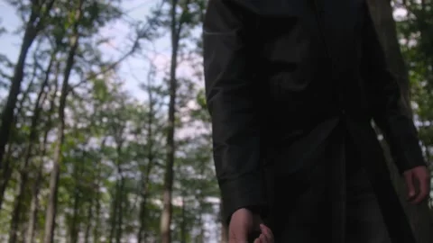 Man at funeral Stockbeeldmateriaal 197110439