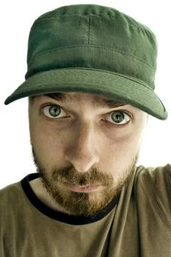 Man with funny face Stock Photos