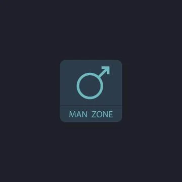 Man gender computer symbol Stock Illustration