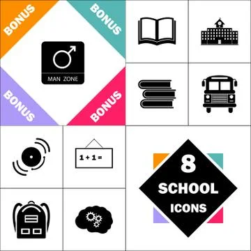 Man gender computer symbol Ilustración de archivo