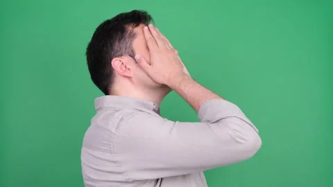 Man Gesturing Failure and Problems Stock Footage 278185127