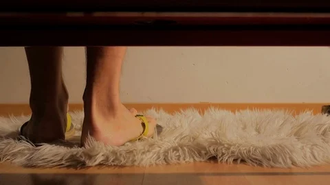 Man Gets Off From Bed Stock Footage 80217197