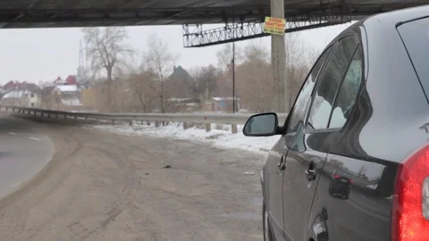  Man Gets Out The Car Video stock 102623702