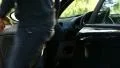 A man getting out of the car HD Footage